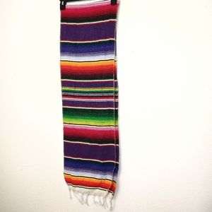 Bundle of two serape table runners Mexican serape